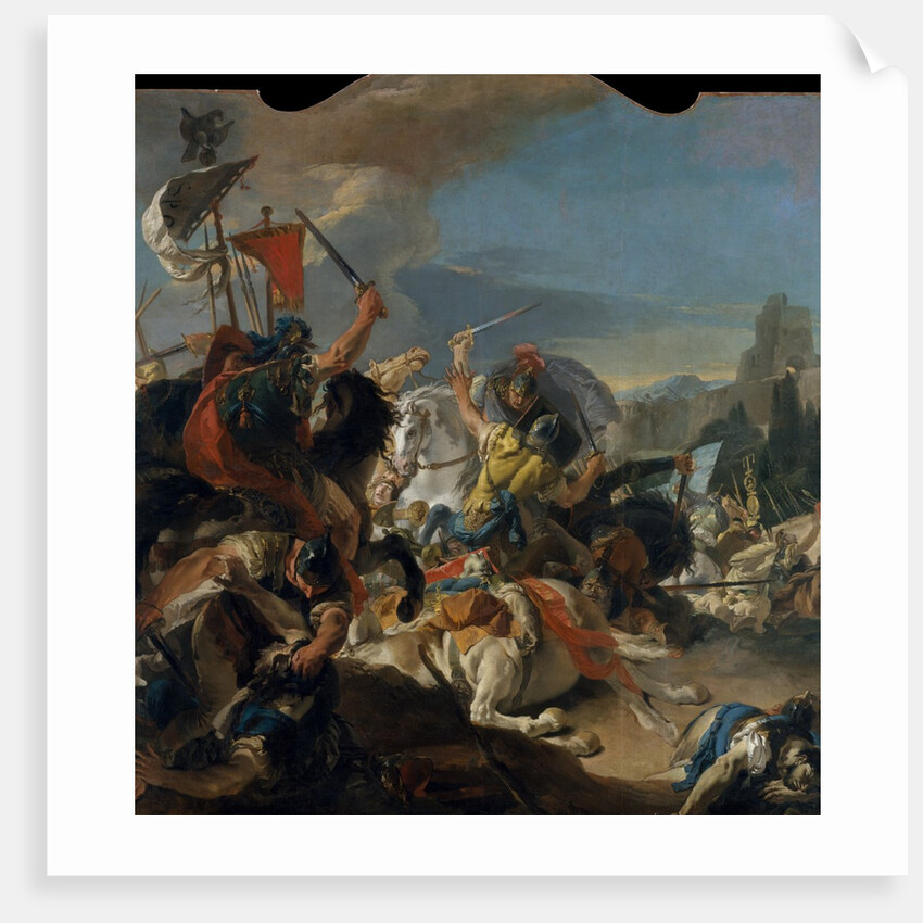 The Battle of Vercellae, 1725-29 by Giovanni Battista Tiepolo