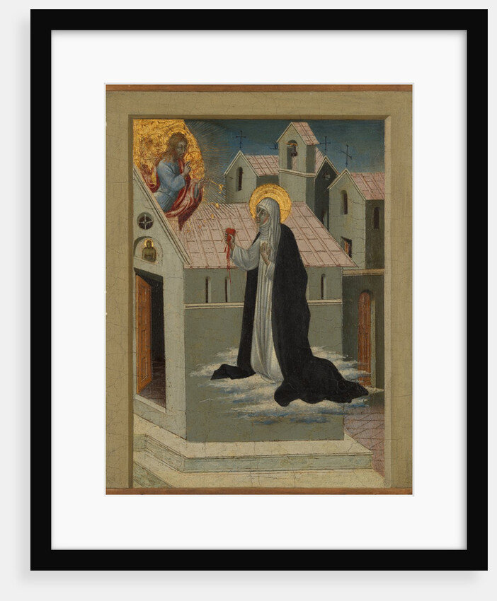 Saint Catherine of Siena Exchanging Her Heart with Christ by Giovanni di Paolo