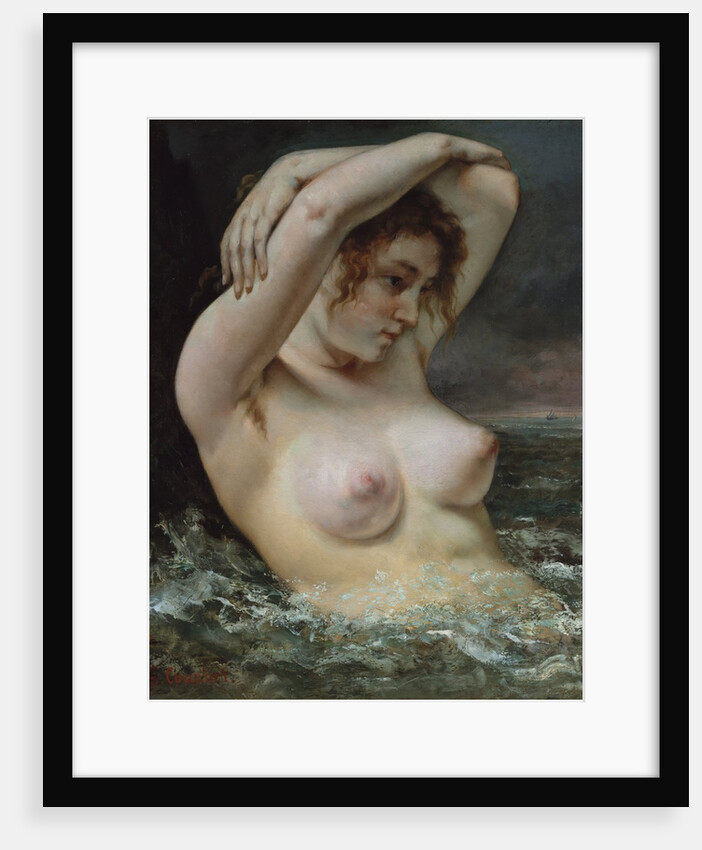 The Woman in the Waves, 1868 by Gustave Courbet