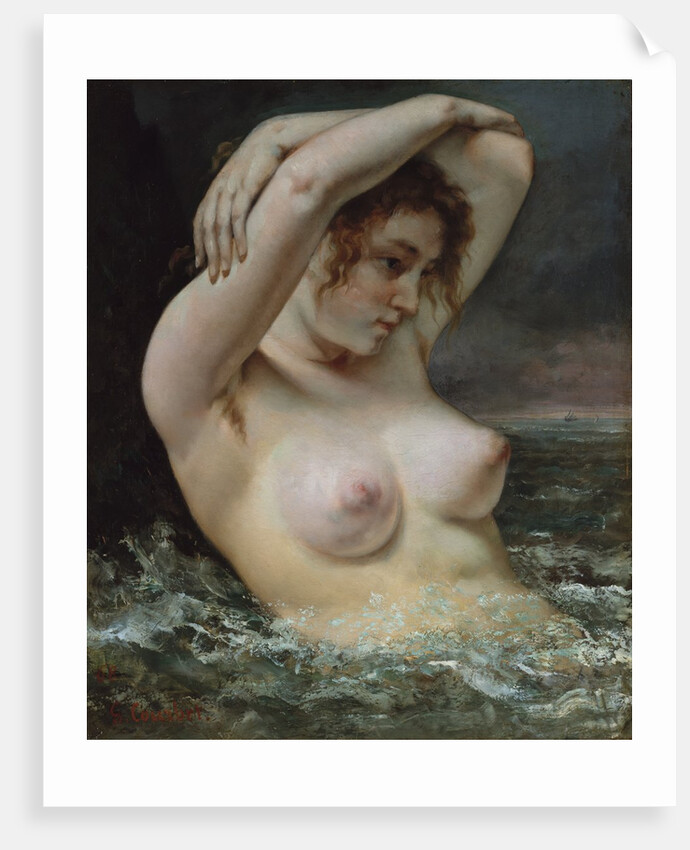The Woman in the Waves, 1868 by Gustave Courbet