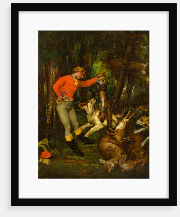 After the Hunt, ca. 1859 by Gustave Courbet