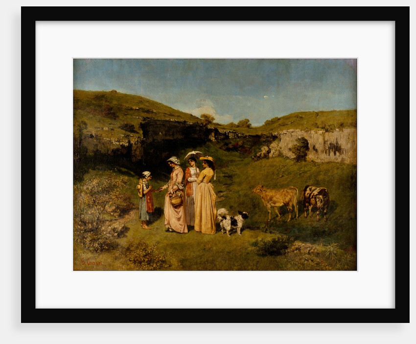 Young Ladies of the Village, 1851-52 by Gustave Courbet