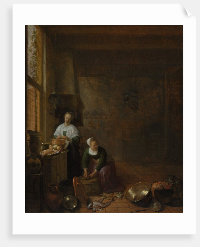 A Kitchen, ca. 1643 by Hendrik Martensz. Sorgh