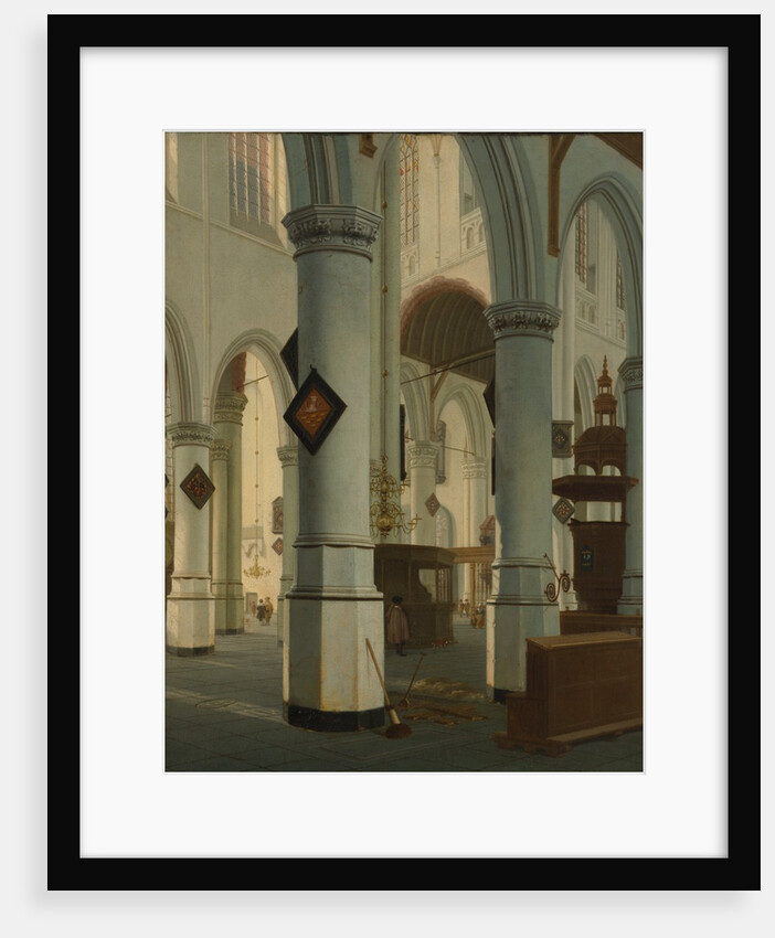 Interior of the Oude Kerk, Delft, 1660 by Hendrik Cornelisz. van Vliet