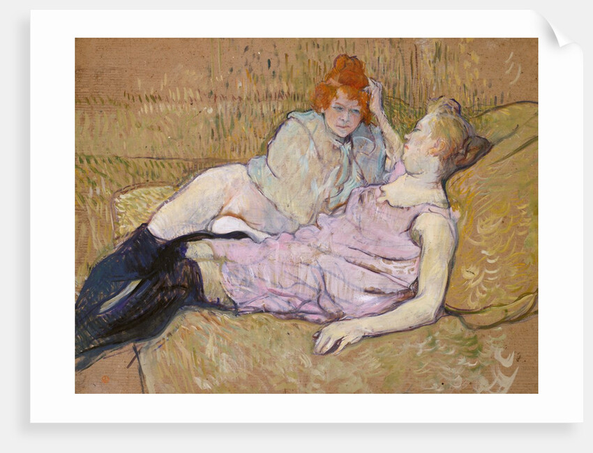 The Sofa, ca. 1894-96 by Henri de Toulouse-Lautrec