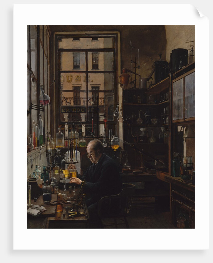 In the Laboratory, ca. 1885-87 by Henry Alexander