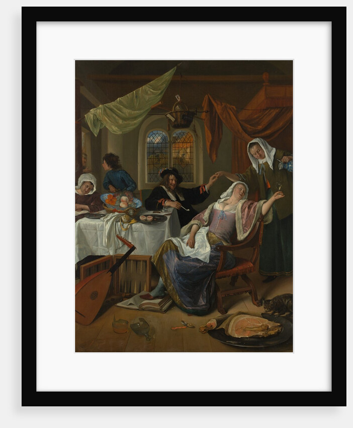 The Dissolute Household, ca. 1663-64 by Jan Steen