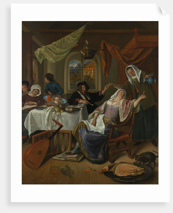 The Dissolute Household, ca. 1663-64 by Jan Steen