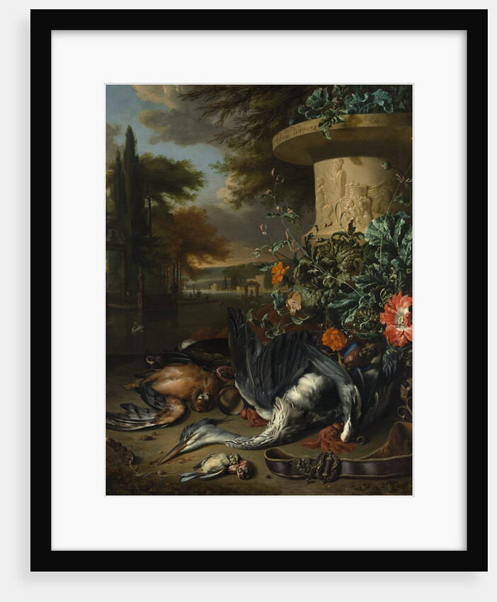 Gamepiece with a Dead Heron, 1695 by Jan Weenix