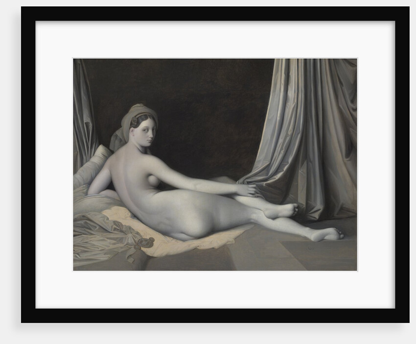 Odalisque in Grisaille, ca. 1824-34 by Jean-Auguste-Dominique Ingres