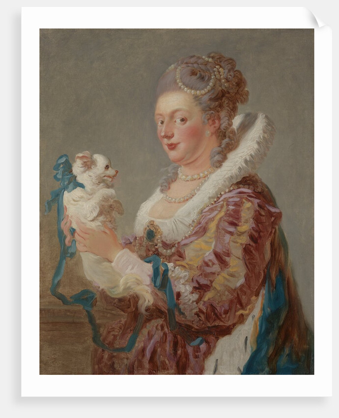 A Woman with a Dog, ca. 1769 by Jean-Honore Fragonard