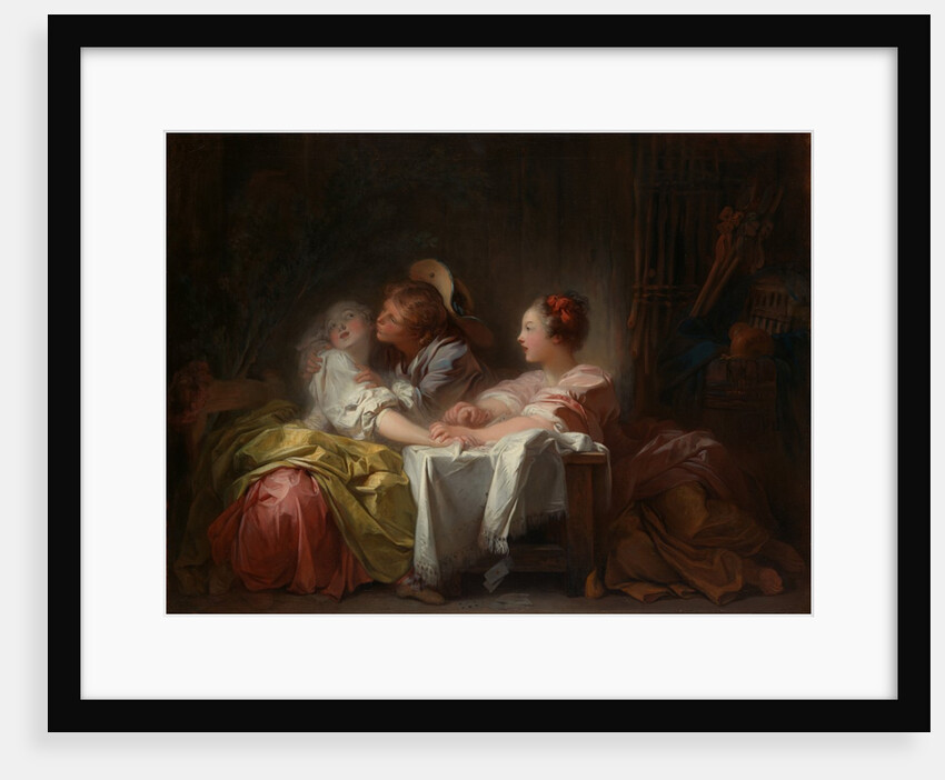 The Stolen Kiss, ca. 1760 by Jean-Honore Fragonard