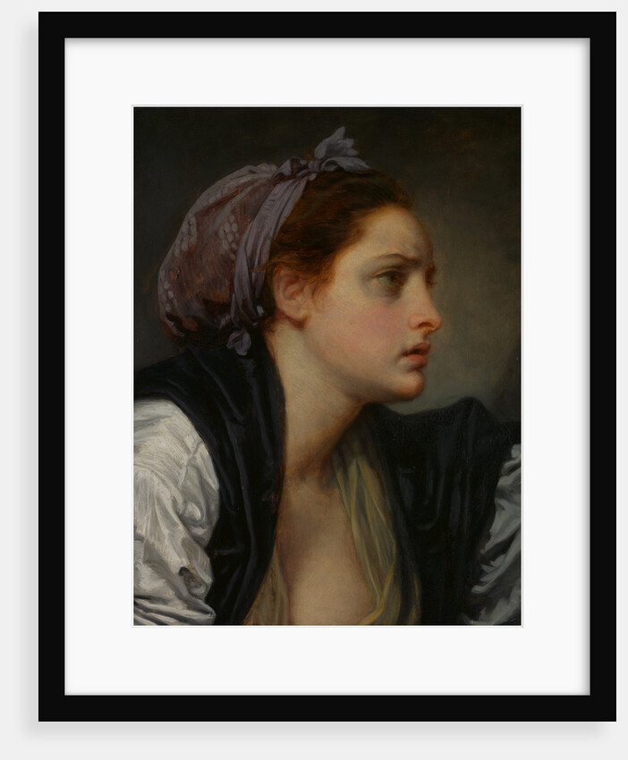 Study Head of a Woman, ca. 1780 by Jean-Baptiste Greuze