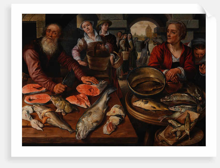 Fish Market, 1568 by Joachim Beuckelaer