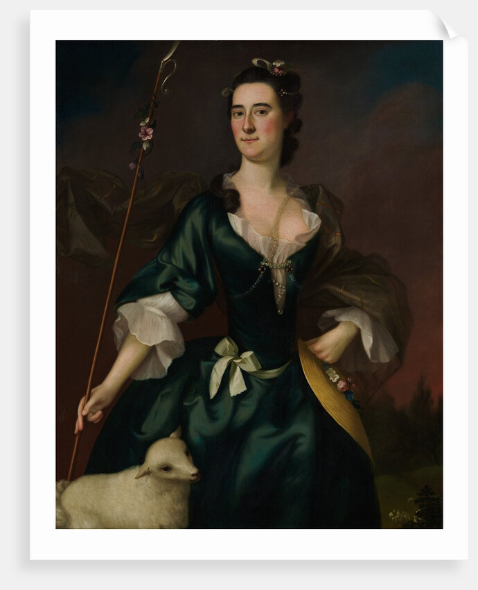 Mary Sylvester, 1754 by Joseph Blackburn