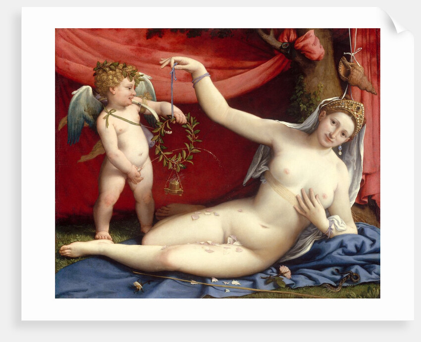 Venus and Cupid, 1520s by Lorenzo Lotto