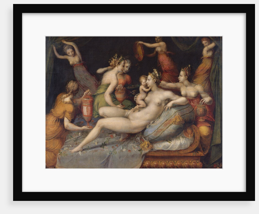 The Birth of Cupid by Master of Flora
