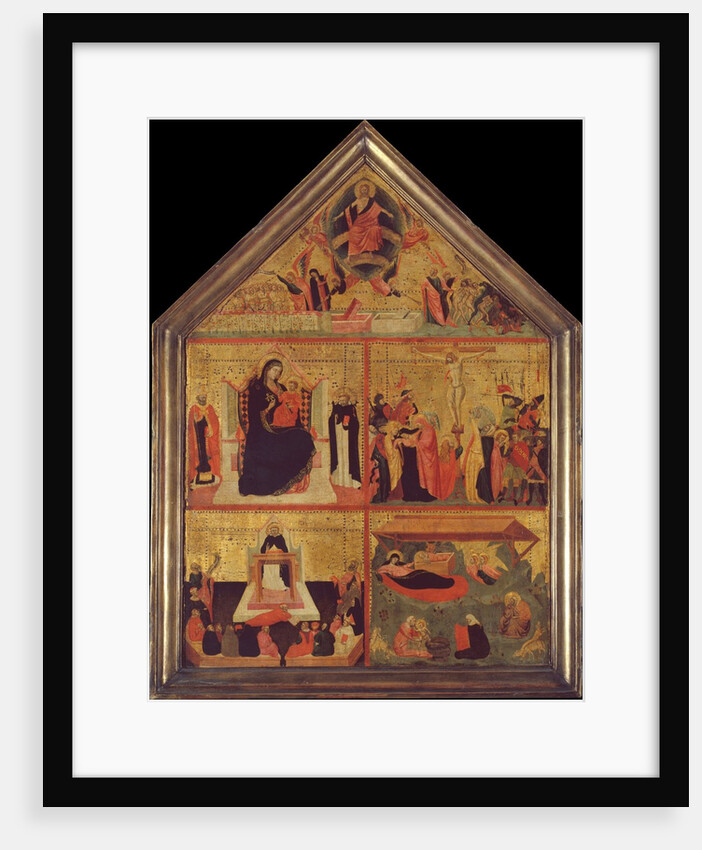 The Last Judgment; The Virgin and Child with a Bishop-Saint and Saint Peter Martyr…, ca. 1325 by Master of the Dominican Effigies