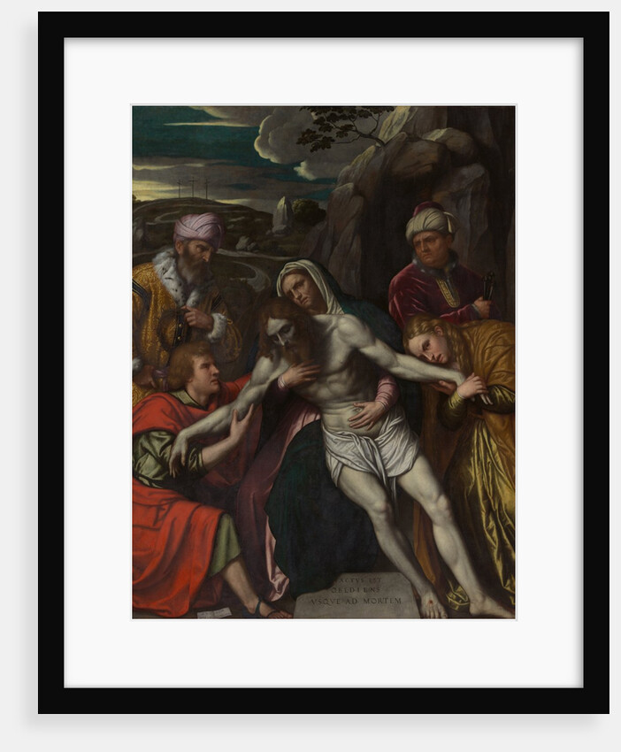 The Entombment, 1554 by Moretto da Brescia