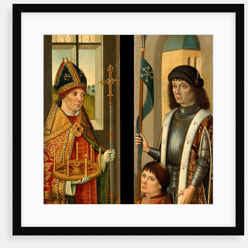 Saint Donatian; Saint Victor Presenting a Donor by Unknown