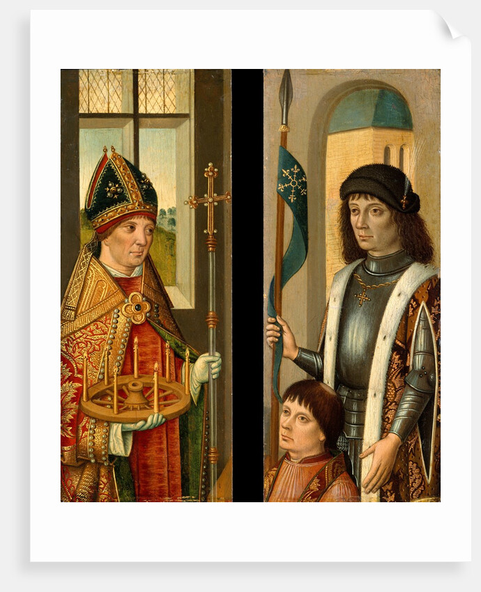Saint Donatian; Saint Victor Presenting a Donor by Unknown