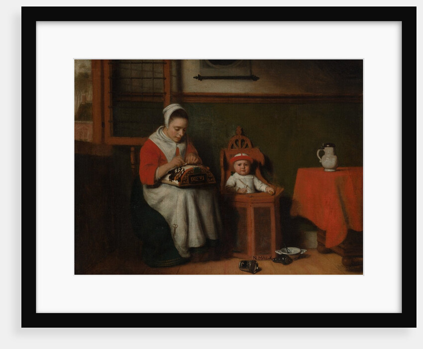 The Lacemaker, ca. 1656 by Nicolaes Maes