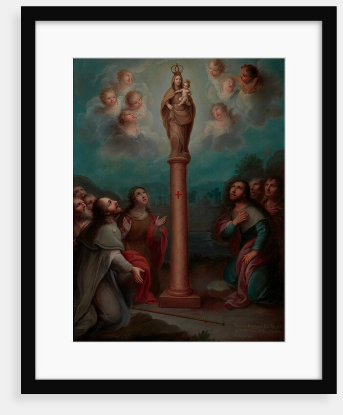 The Apparition of the Virgin of El Pilar to St. James, 1773 by Nicolás Enríquez