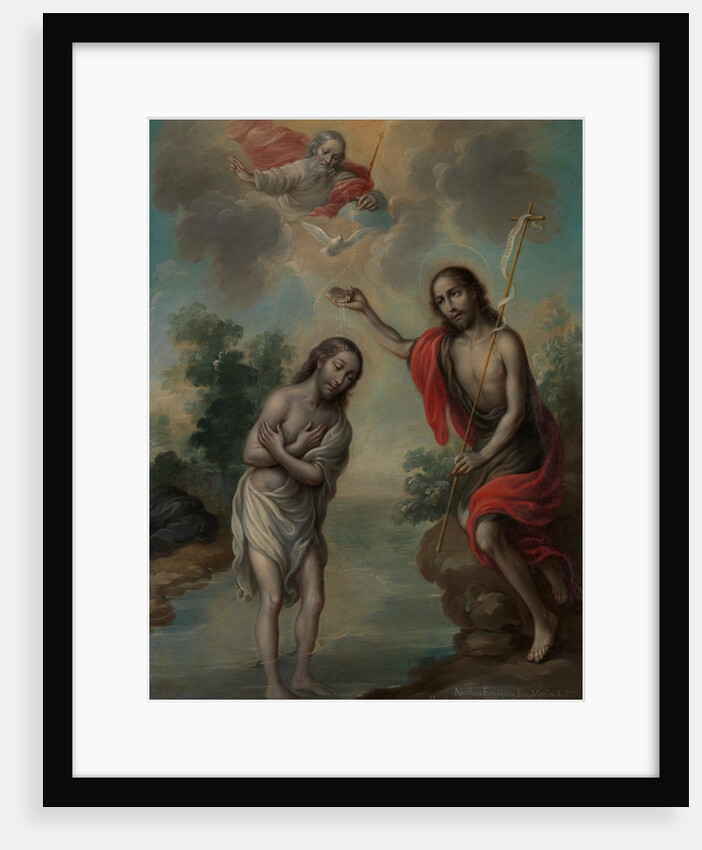 The Baptism of Christ, 1773 by Nicolás Enríquez