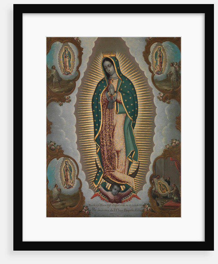 The Virgin of Guadalupe with the Four Apparitions, 1773 by Nicolás Enríquez