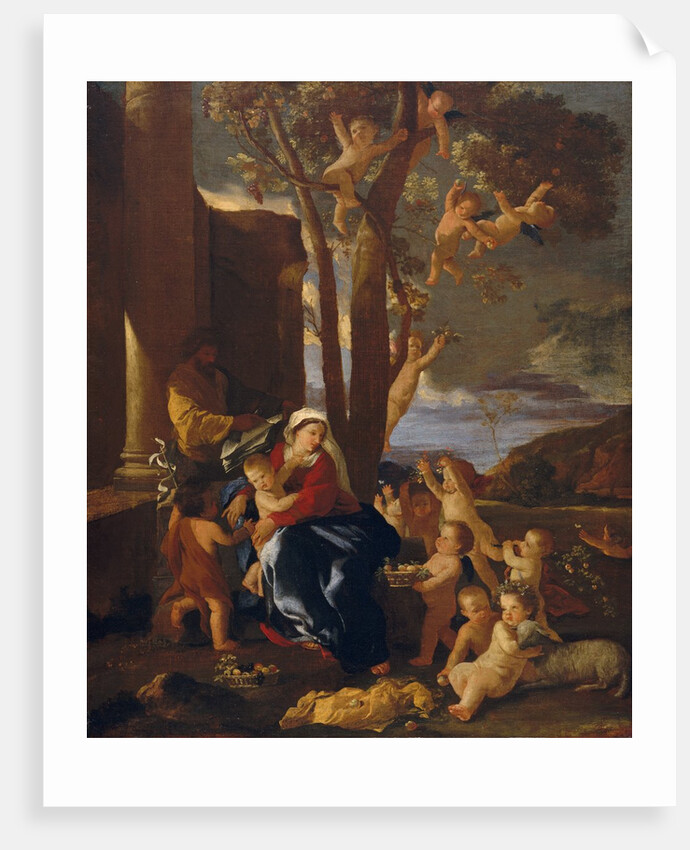 The Holy Family with Saint John the Baptist, ca. 1627 by Nicolas Poussin