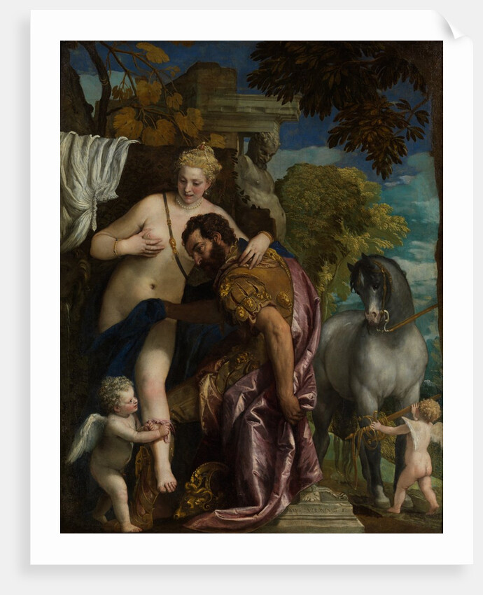 Mars and Venus United by Love, 1570s by Paolo Veronese