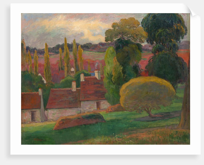A Farm in Brittany, ca. 1894 by Paul Gauguin