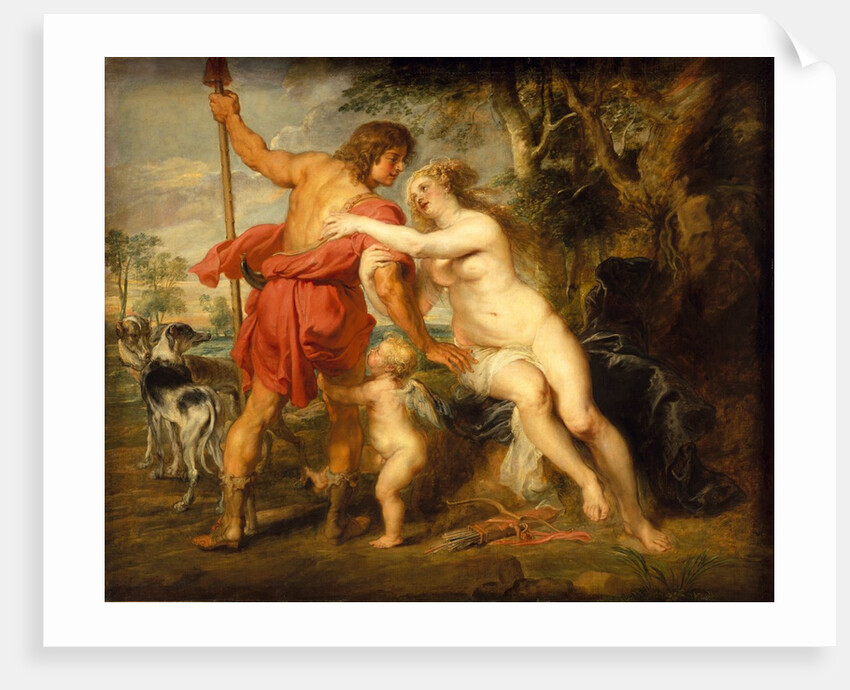 Venus and Adonis, probably mid-1630s by Peter Paul Rubens