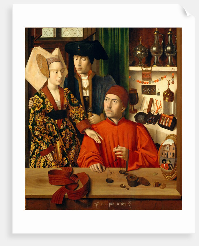 A Goldsmith in his Shop, 1449 by Petrus Christus