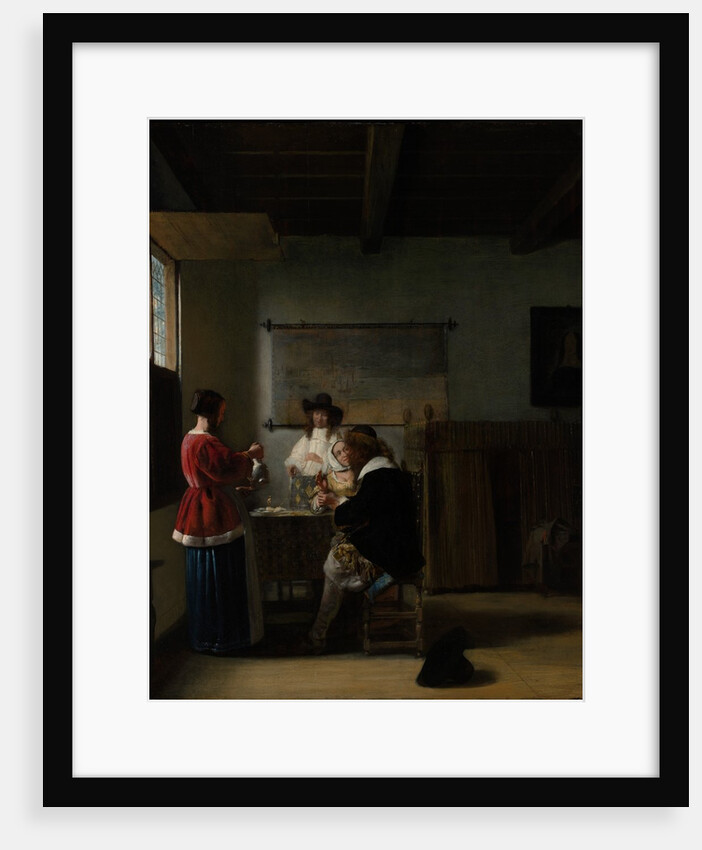 The Visit, ca. 1657 by Pieter de Hooch