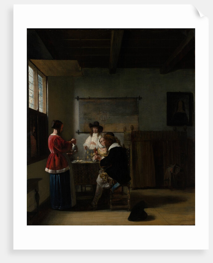 The Visit, ca. 1657 by Pieter de Hooch