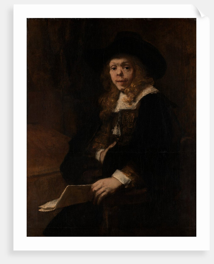 Portrait of Gerard de Lairesse, 1665-67 by Rembrandt Harmensz van Rijn