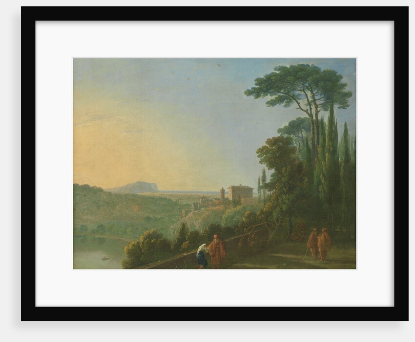 Lake Nemi and Genzano from the Terrace of the Capuchin Monastery, ca. 1756-57 by Richard Wilson