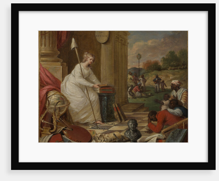 Study For Liberty Displaying the Arts and Sciences, or The Genius of America…, ca. 1791-92 by Samuel Jennings