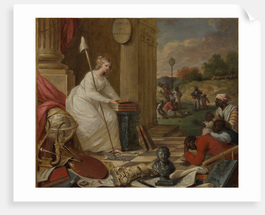 Study For Liberty Displaying the Arts and Sciences, or The Genius of America…, ca. 1791-92 by Samuel Jennings