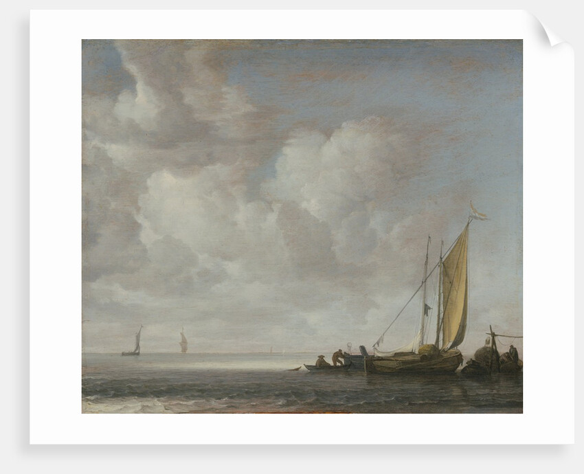 Calm Sea, after 1640 by Simon de Vlieger