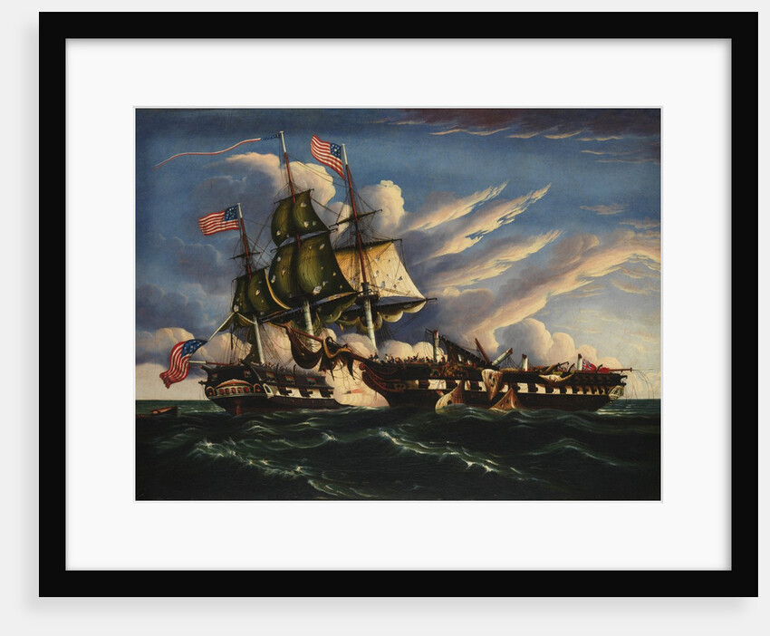 The Constitution and the Guerriere, ca. 1845 by Thomas Chambers