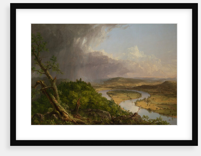 View from Mount Holyoke, Northampton, Massachusetts, after a Thunderstorm - The Oxbow, 1836 by Thomas Cole