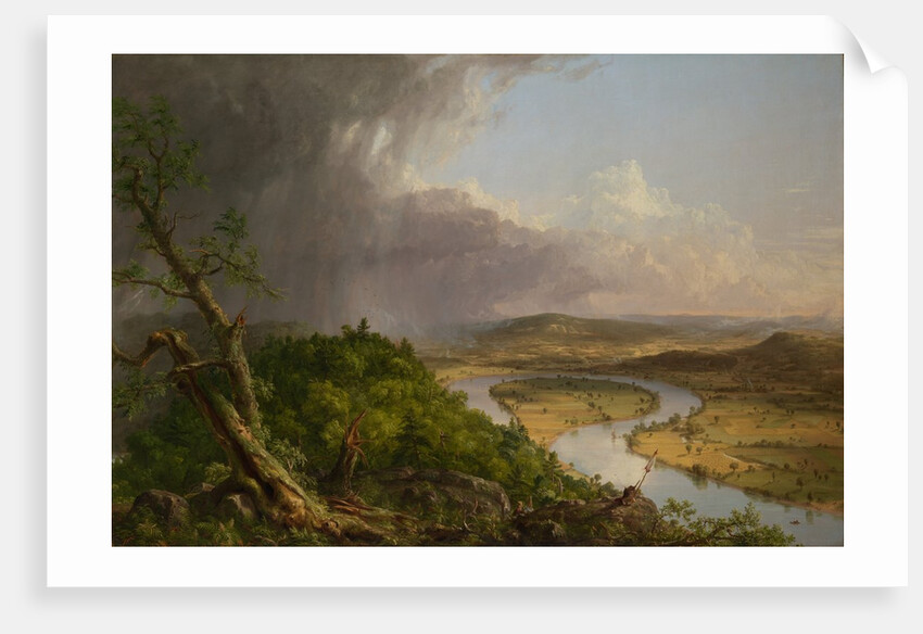 View from Mount Holyoke, Northampton, Massachusetts, after a Thunderstorm - The Oxbow, 1836 by Thomas Cole