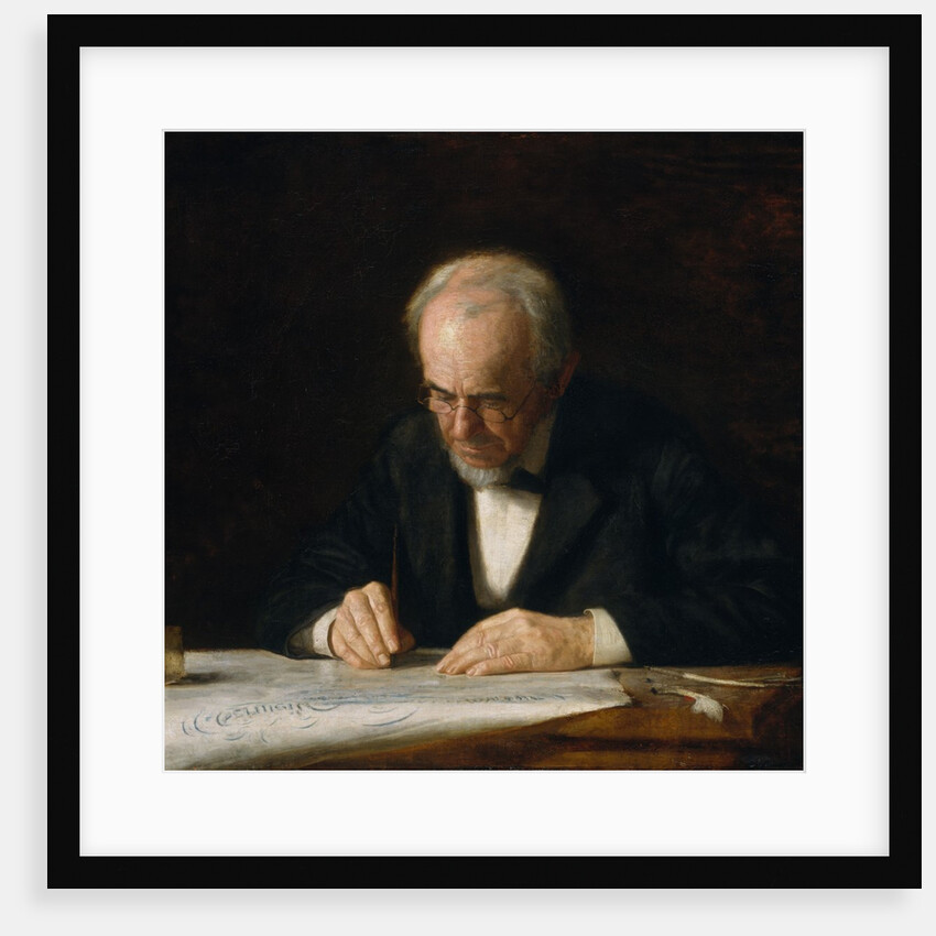 The Writing Master, 1882 by Thomas Eakins