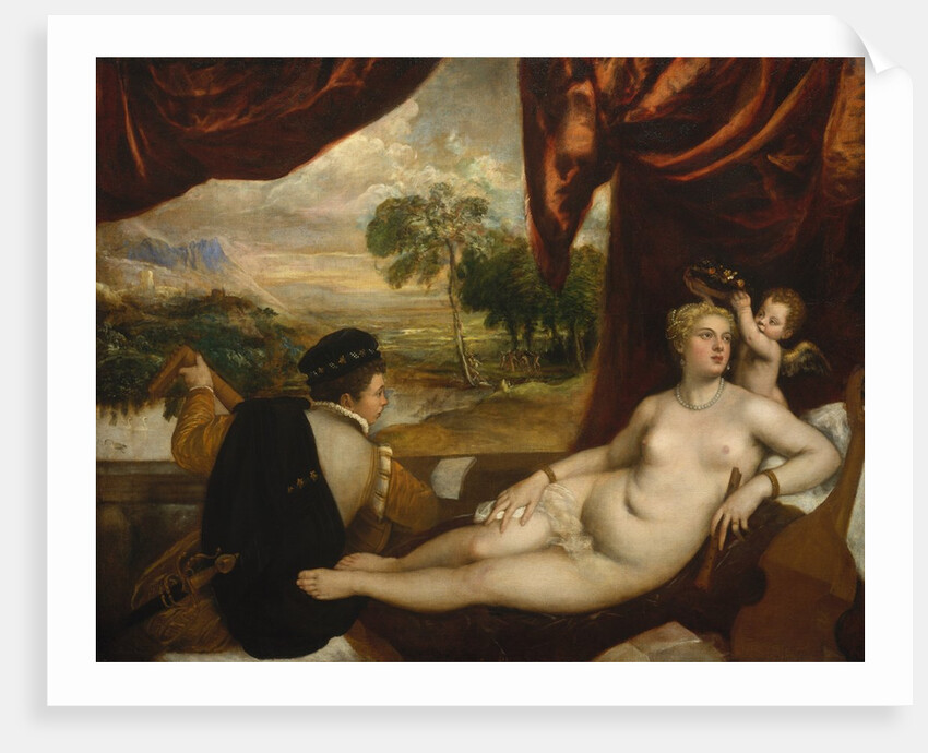 Venus and the Lute Player, ca. 1565-70 by Titian