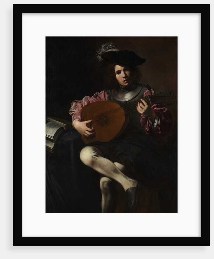 Lute Player, ca. 1625-26 by Valentin de Boulogne