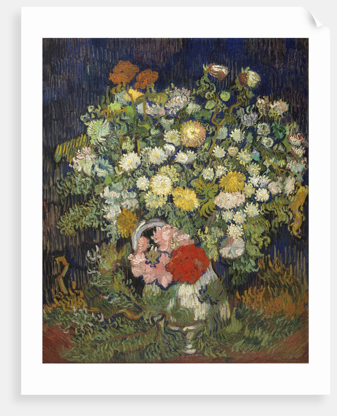 Bouquet of Flowers in a Vase, 1890 by Vincent van Gogh