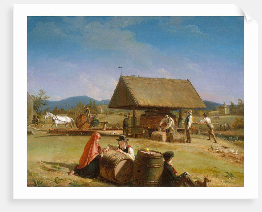 Cider Making, 1840-41 by William Sidney Mount
