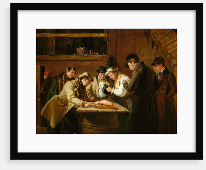 The Raffle, 1837 by William Sidney Mount